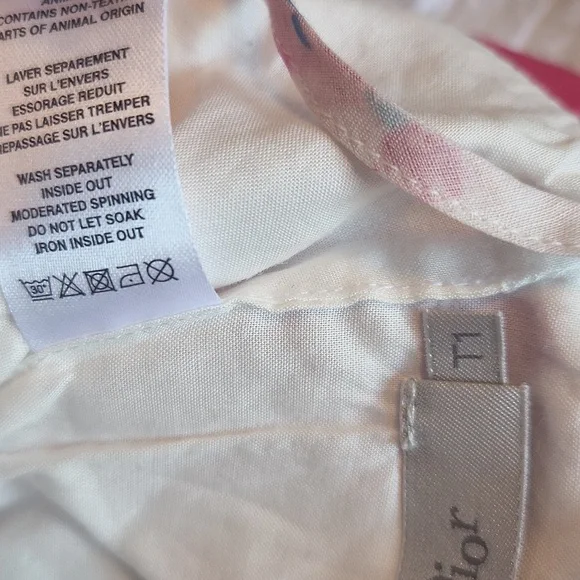 DIOR girls Floral Baby Beach Hat Size 1T 100% Cotton - Picture 6 of 9